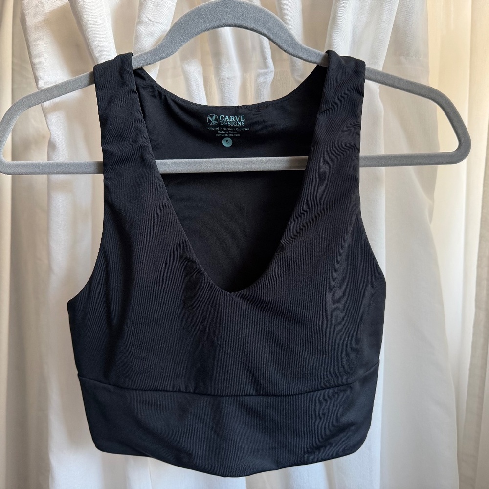 Carve Designs Tofino Swimsuit Top - Women's Color: BLACK Size: S